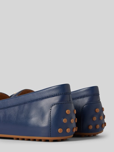 Peek & Cloppenburg Lauren Ralph LaurenMokassins Aus Leder Mit Label-Detail In Marine Melange