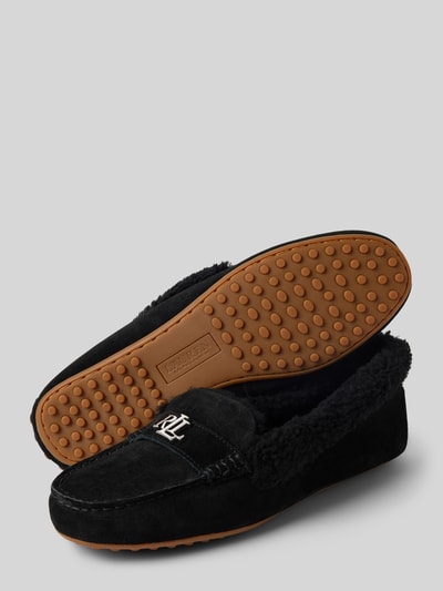 Peek & Cloppenburg Lauren Ralph LaurenMokassins Mit Label-Applikation Modell 'BARNSBURY' In Black