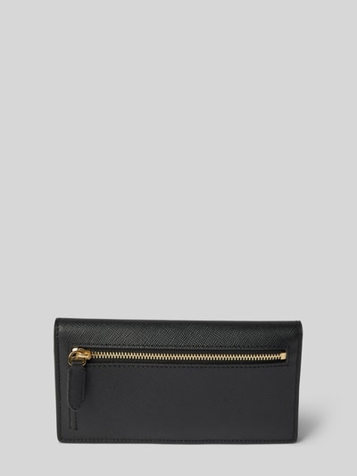 Peek & Cloppenburg Lauren Ralph LaurenPortemonnaie Aus Rindsleder Mit Label-detail In Black