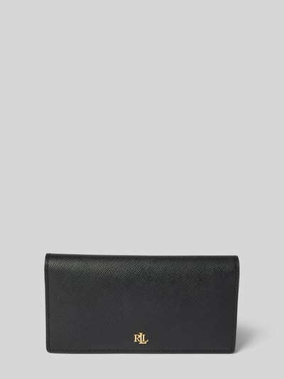 Peek & Cloppenburg Lauren Ralph LaurenPortemonnaie aus Rindsleder mit Label-detail in black