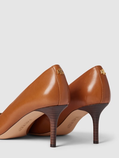 Peek & Cloppenburg Lauren Ralph LaurenPumps Aus Leder Modell 'ANETTE' In Cognac