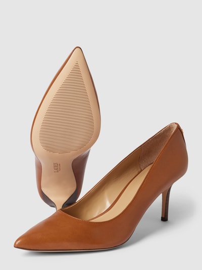 Peek & Cloppenburg Lauren Ralph LaurenPumps Aus Leder Modell 'ANETTE' In Cognac