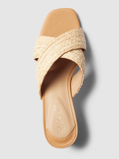 Peek & Cloppenburg Lauren Ralph LaurenSandalette Mit Blockabsatz Modell 'FREDDI' In Beige