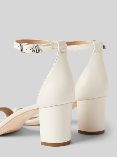 Peek & Cloppenburg Lauren Ralph LaurenSandalette Mit Blockabsatz Modell 'LOGAN' In Weiss