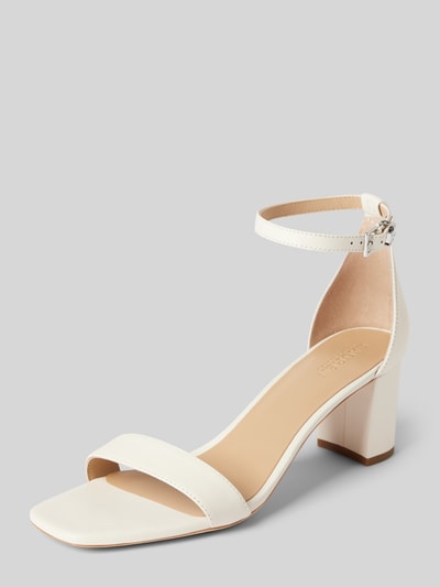 Peek & Cloppenburg Lauren Ralph LaurenSandalette mit Blockabsatz Modell 'LOGAN' in weiss