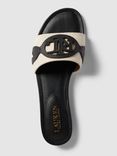 Peek & Cloppenburg Lauren Ralph LaurenSandalette Mit Label-Badge Modell 'ALEGRA' In Black