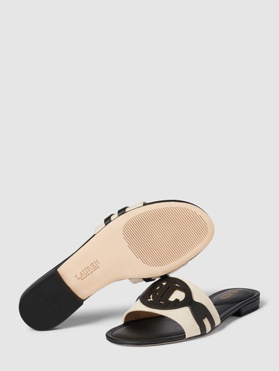 Peek & Cloppenburg Lauren Ralph LaurenSandalette Mit Label-Badge Modell 'ALEGRA' In Black