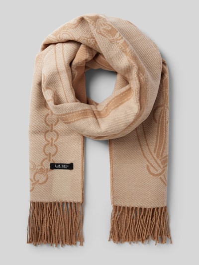 Peek & Cloppenburg Lauren Ralph LaurenSchal mit Fransen in camel
