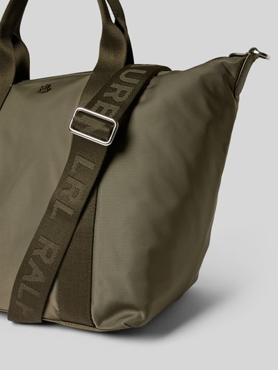 Peek & Cloppenburg Lauren Ralph LaurenShopper Mit Logo-Applikation Modell 'STEVIE' In Oliv