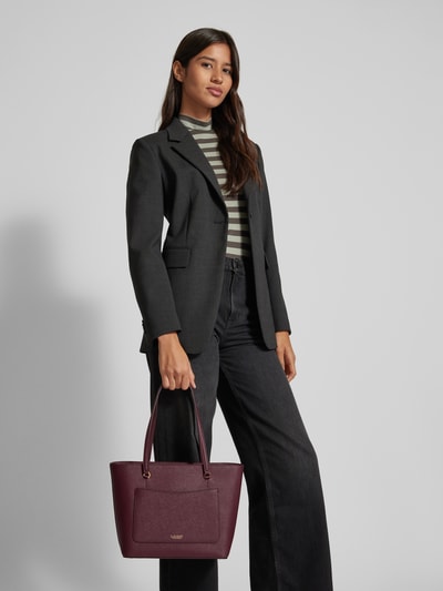 Peek & Cloppenburg Lauren Ralph LaurenShopper mit Logo-Applikation Modell 'KARLY' in dunkelrot