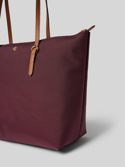 Peek & Cloppenburg Lauren Ralph LaurenShopper Mit Strukturmuster Modell 'KEATON' In Dunkelrot