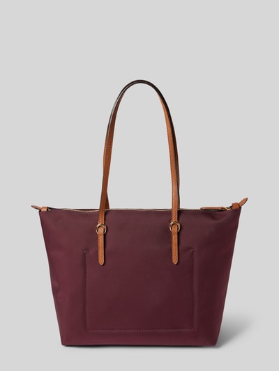 Peek & Cloppenburg Lauren Ralph LaurenShopper Mit Strukturmuster Modell 'KEATON' In Dunkelrot