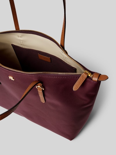 Peek & Cloppenburg Lauren Ralph LaurenShopper Mit Strukturmuster Modell 'KEATON' In Dunkelrot