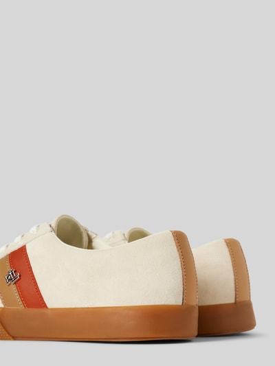 Peek & Cloppenburg Lauren Ralph LaurenSneaker Mit Label-Applikation Modell 'JANSON II' In Beige