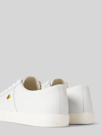 Peek & Cloppenburg Lauren Ralph LaurenSneaker Mit Label-Applikation Modell 'JANSON II' In Weiss