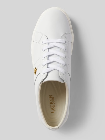Peek & Cloppenburg Lauren Ralph LaurenSneaker Mit Label-Applikation Modell 'JANSON II' In Weiss