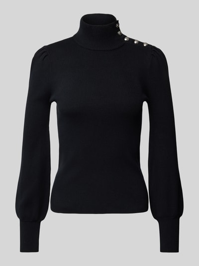 Peek & Cloppenburg Lauren Ralph LaurenStrickpullover Mit Feinripp Modell 'DWORINA' In Black