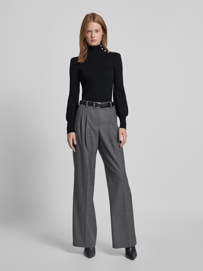 Peek & Cloppenburg Lauren Ralph LaurenStrickpullover Mit Feinripp Modell 'DWORINA' In Black