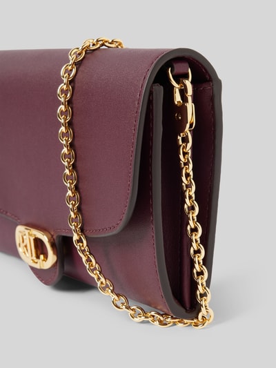 Peek & Cloppenburg Lauren Ralph LaurenUmhängetasche Aus Rindsleder Mit Label-Details Modell 'ADAIR' In Dunkelrot