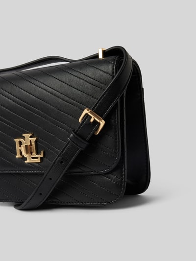 Peek & Cloppenburg Lauren Ralph LaurenUmhängetasche Aus Schafsleder Mit Label-Details Modell 'SOPHEE' In Black