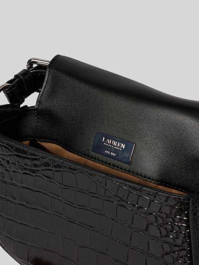 Peek & Cloppenburg Lauren Ralph LaurenUmhängetasche Mit Label-Anhänger Modell 'TANNER' In Black