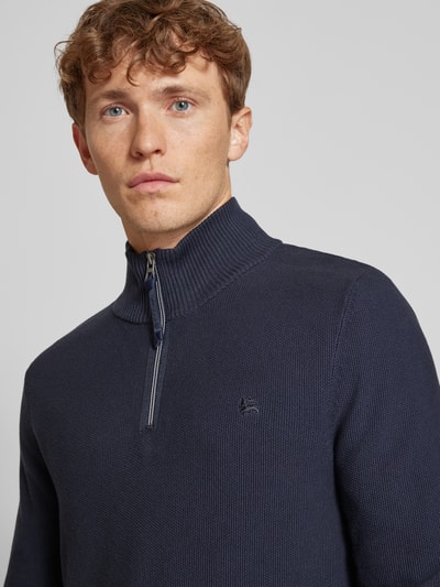 Peek & Cloppenburg LerrosTroyer Mit Strukturmuster In Dunkelblau