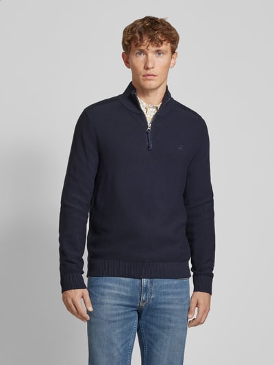 Peek & Cloppenburg LerrosTroyer Mit Strukturmuster In Dunkelblau