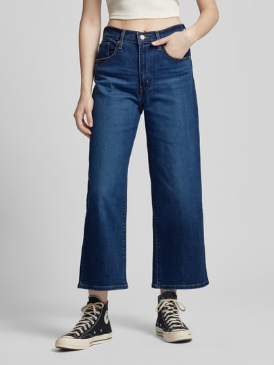 Peek & Cloppenburg Levi's® 300High-Rise Wide Leg Jeans Mit Verkürztem Schnitt In Dunkelblau