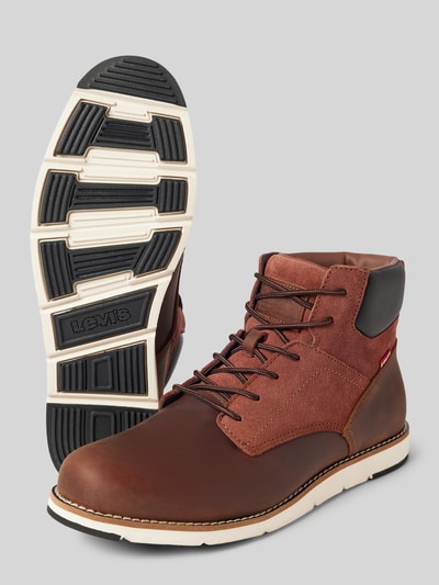 Peek & Cloppenburg Levi’s® Acc.Boots Aus Leder Mit Label-Detail Modell 'JAX' In Hazel