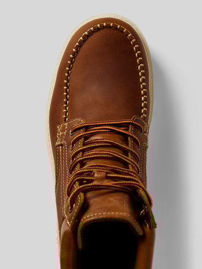 Peek & Cloppenburg Levi’s® Acc.Boots Aus Leder Mit Schnürung Model 'ABNER' In Mittelbraun