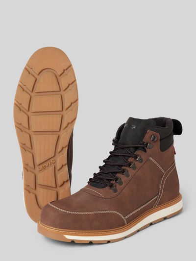 Peek & Cloppenburg Levi’s® Acc.Boots Mit Schnürung Und Label-Detail Model 'AXEL' In Mittelbraun