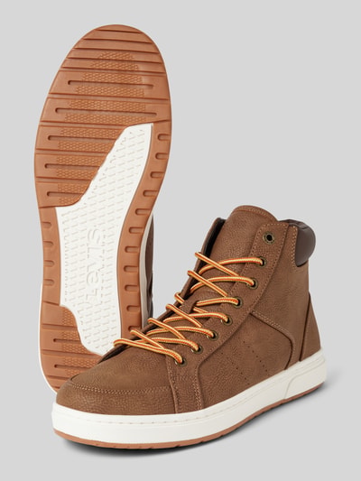 Peek & Cloppenburg Levi’s® Acc.Sneaker Mit Schnürverschluss Modell 'PIPER MID' In Mittelbraun