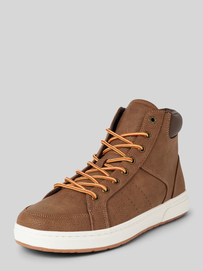 Peek & Cloppenburg Levi’s® Acc.Sneaker mit Schnürverschluss Modell 'PIPER MID' in mittelbraun