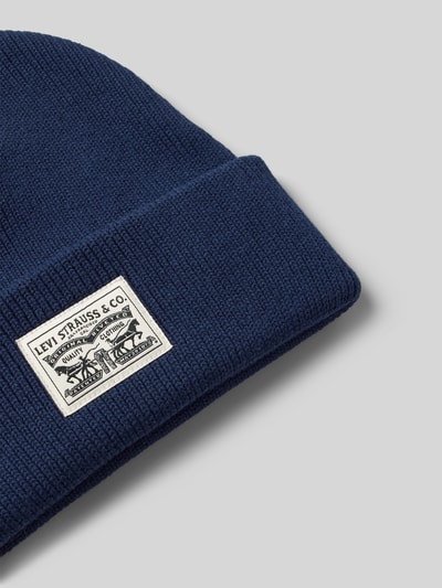 Peek & Cloppenburg Levi's®Beanie Mit Label-Patch Modell 'BACKPATCH' In Marine