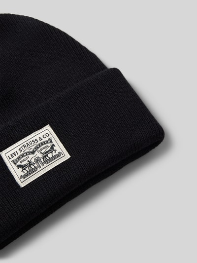 Peek & Cloppenburg Levi's®Beanie Mit Label-Patch Modell 'BACKPATCH' In Black