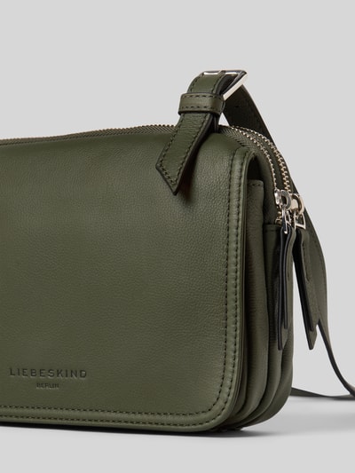 Peek & Cloppenburg LIEBESKIND BERLINHandtasche Aus Reinem Leder Mit Label-Detail In Oliv