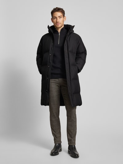 Peek & Cloppenburg LindberghSteppjacke mit Kapuze in black