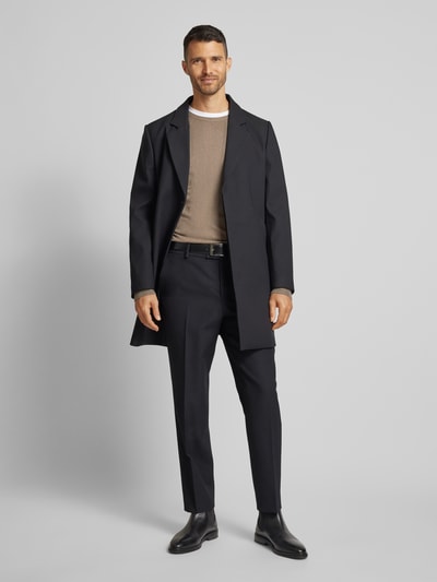 Peek & Cloppenburg LindberghStrickpullover Mit Gerippten Abschlüssen In Sand