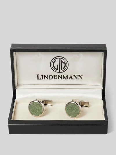 Peek & Cloppenburg LindenmannManschettenknöpfe Mit Einfassung In Mint