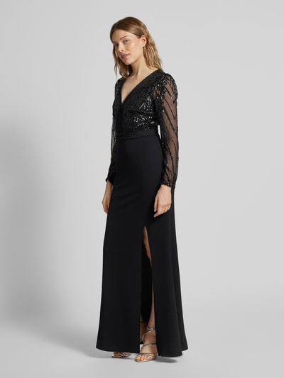Peek & Cloppenburg LipsyAbendkleid mit Paillettenbesatz in black