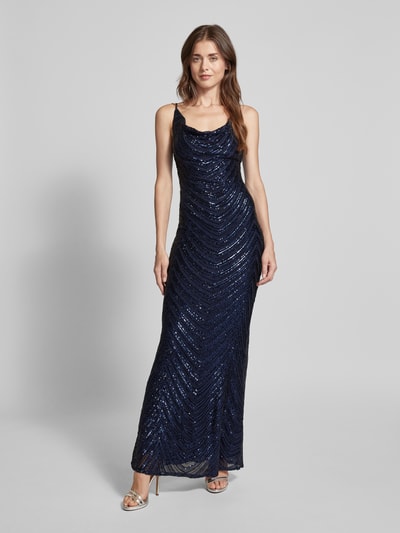Peek & Cloppenburg LipsyAbendkleid mit Paillettenbesatz in marine