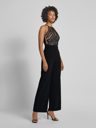 Peek & Cloppenburg LipsyJumpsuit mit Spitzenbesatz in black Peek & Cloppenburg LipsyJumpsuit mit Spitzenbesatz in black