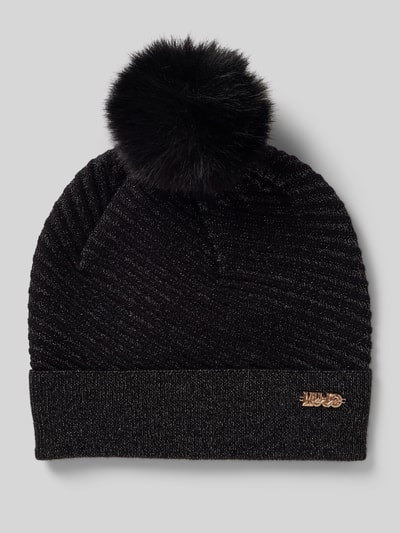 Peek & Cloppenburg LIU JO SPORTPudelmütze mit Label-Applikation in black