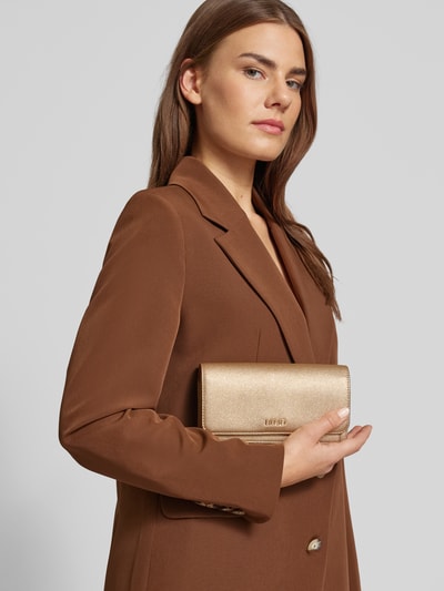 Peek & Cloppenburg Liu Jo WhiteClutch mit Strukturmuster Modell 'CALIWEN' in gold
