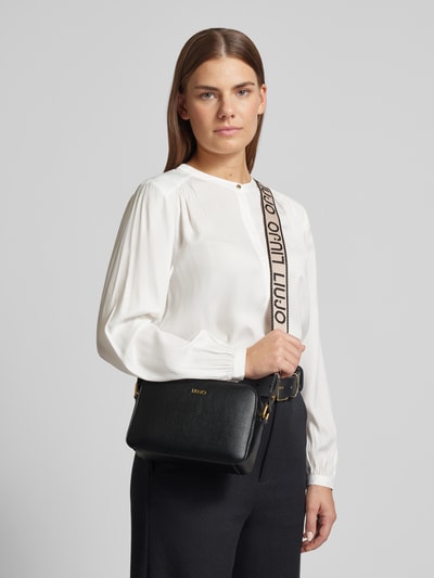Peek & Cloppenburg Liu Jo WhiteCrossbody Bag mit Label-Detail Modell 'Onice' in black