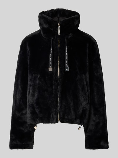 Peek & Cloppenburg Liu Jo WhiteJacke Mit Kunstfellbesatz In Black