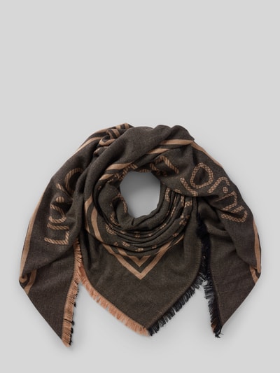 Peek & Cloppenburg Liu Jo WhiteSchal aus Viskose mit Label-Detail in black