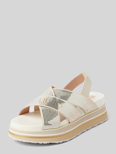 Peek & Cloppenburg Liu JoSandale mit Label-Detail in beige