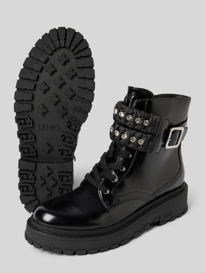 Peek & Cloppenburg Liu JoSchnürboots Mit Dornschließe Modell 'RUMI' In Black