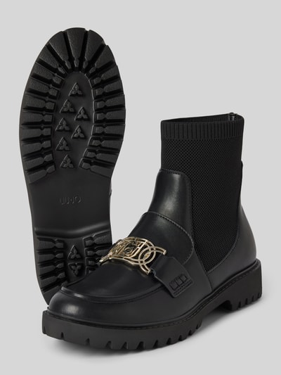 Peek & Cloppenburg Liu JoStiefel Mit Label-Detail Modell 'CORA' In Black